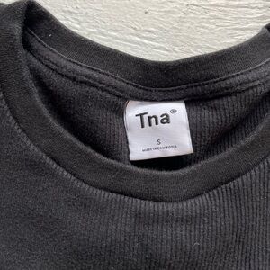Size Small TNA Aritzia Black crop top